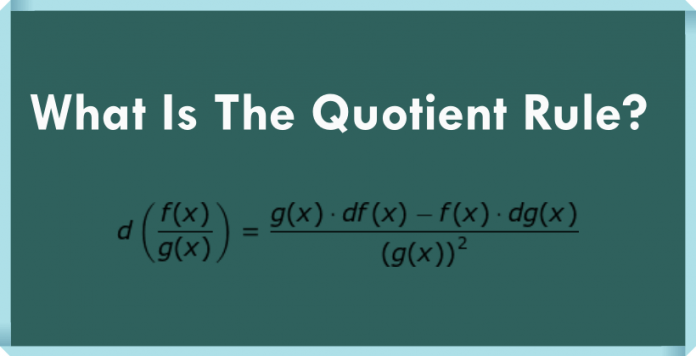 Quotient Rule