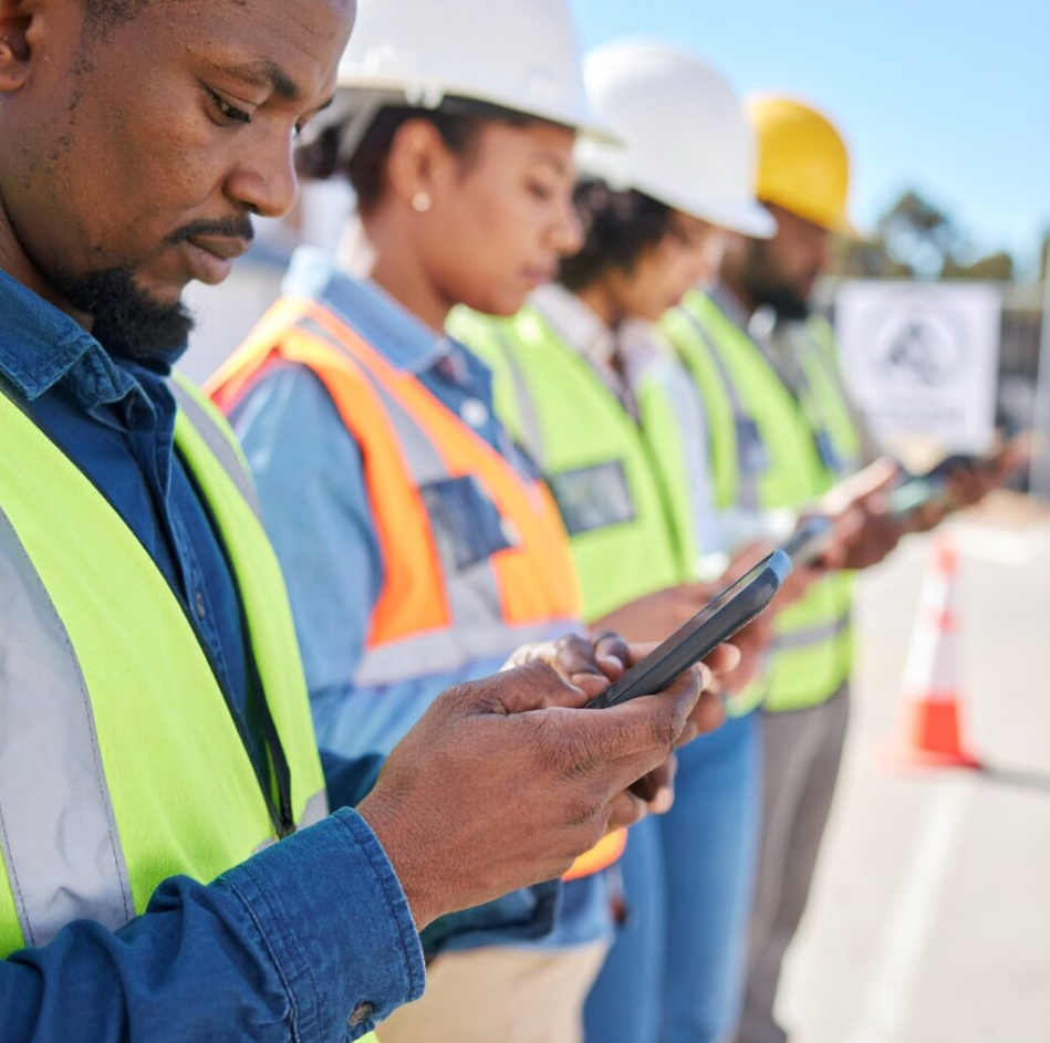 Digital compliance checklist on EHS application interface